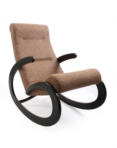 Кресло качалка модель 1 коричневый 56x108x95 см Комфорт
