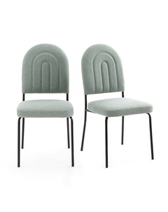 Комплект из 2 стульев rainbow серый Laredoute