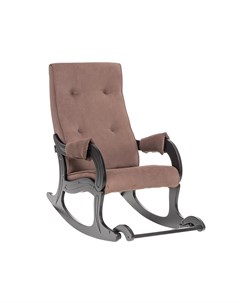 Кресло качалка модель 707 коричневый 56x100x73 см Комфорт