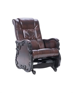 Кресло глайдер версаль коричневый 71x112x110 см Комфорт