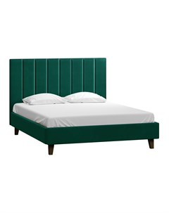 Кровать Скаун 160 Barhat Emerald зеленый 118652 Woodcraft