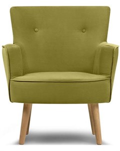 Кресло Чарли Velvet Lime зеленый 106898 Woodcraft