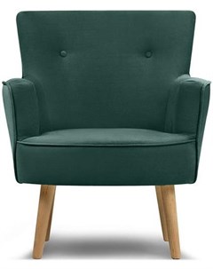 Кресло Чарли Velvet Emerald зеленый 106894 Woodcraft