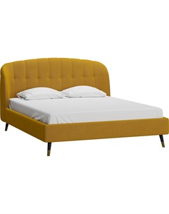 Кровать Льери 160 Velvet Mustard Woodcraft