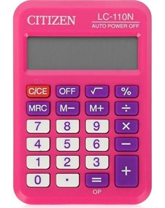 Калькулятор Cool4School розовый LC110NRPK Citizen