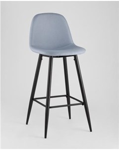 Барный стул Валенсия Blue черный голубой 17403 Stool group