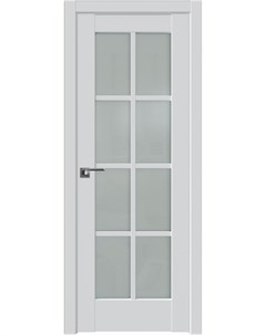 Межкомнатная дверь Классика 101U 80x200 аляска стекло матовое Profildoors