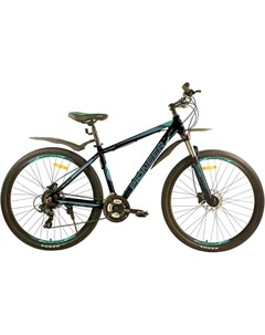 Велосипед Nevada 29 р 16 черный мятный серый Pioneer