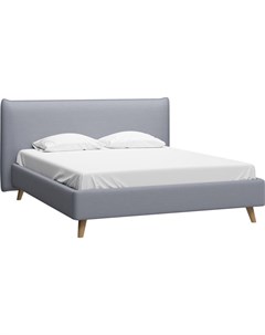Кровать Кьево 140 Vertikal Grey Woodcraft