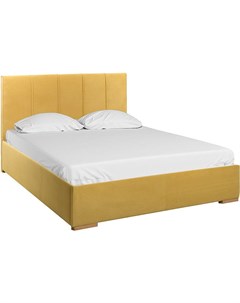 Кровать Шерона 160 Velvet Yellow Woodcraft