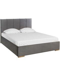 Кровать Шерона 180 Barhat Grey Woodcraft