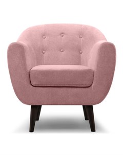 Кресло Роттердам Velvet Pink розовый 126470 Woodcraft