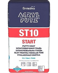 Шпатлевка Acryl Putz Start EX ST10 5кг Sniezka
