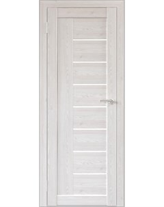 Межкомнатная дверь Бона 12 90x200 лиственица сибиу стекло белое Юни двери