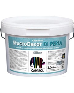 Шпатлевка CD StuccoDecor DI Perla Silber 2 5л Caparol