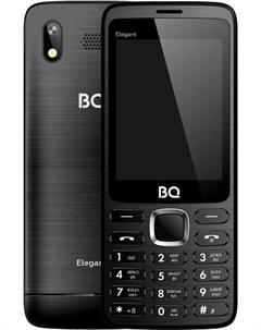 Мобильный телефон Elegant черный 2823 Черный Bq