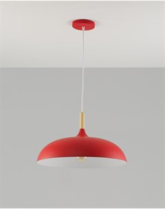 Подвесной светильник eline красный 26 см Moderli