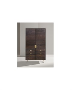 Шкаф гардеробный bullwood коричневый 122x210x60 см Acwd
