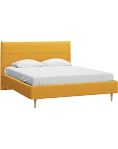 Кровать Майтон 160 Velvet Yellow Woodcraft
