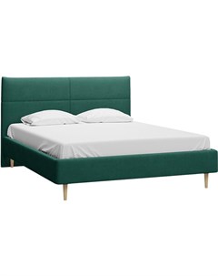Кровать Майтон 160 Velvet Emerald Woodcraft