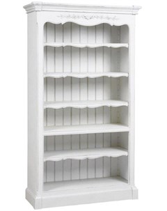 Шкаф книжный открытый марсель белый 110x210x40 см Инлавка