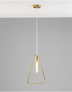 Светильник подвесной miolla золотой 37x37x37 см Moderli