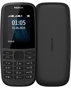 Мобильный телефон 105 SS TA 1203 Black 16KIGB01A19 Nokia