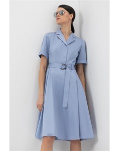 Платье рубашка в голубом оттенке Vassa&co