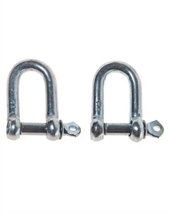 Скоба такелажная оцинк. (прямой тип) 12мм (2шт) Fixhaus