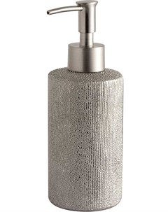 Дозатор для жидкого мыла NICE серебряный арт 5705 керамика пластик Bisk