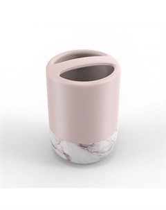 Стакан для зубных щеток настольный розовый керамика TRENDY FOR TR042 Fora