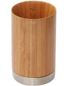 Стакан для ванной комнаты для зубной пасты Бонья 282330 металл дерево Bisk