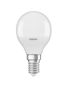 Лампа светодиодная P75 8Вт Е14 3000K 4058075480063 Osram