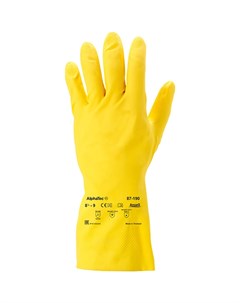 Перчатки Ansel Ecohands 87 190 желтые размер 9 Ansell