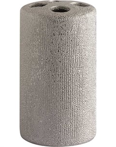 Стакан для ванной комнаты для щеток NICE серебряный 5710 керамика Bisk