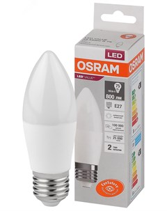 Лампа светодиодная В75 10Вт Е27 4000К 4058075579569 LED Value Osram