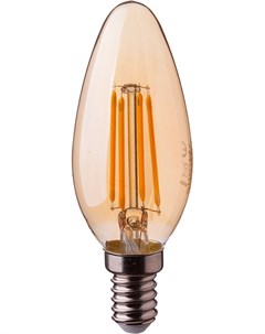 Лампа светодиодная филаментная VT 1955 С37 4Вт Е14 2200К V-tac