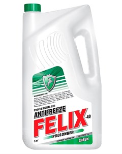 Антифриз PROLONGER G11 зеленый 5 кг Felix