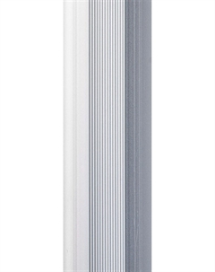 Порог алюм. п/кругл 38мм/0,9м серебро матовое Domoletti