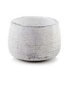 Горшок керамический Etno 44 007 17 17 13 см серый Polnix