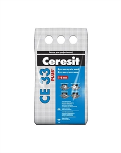 Фуга CE-33 super, 01 белая, 5 кг Ceresit