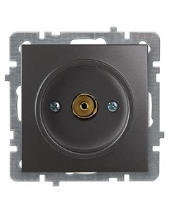 TOURAN антрацит Розетка TV конц. (без рамки) 24160429 Nilson