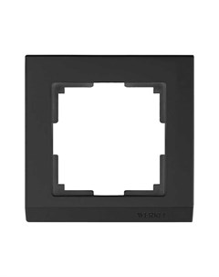 Рамка для выключателя WL04 Frame 01 a029214 черный Werkel