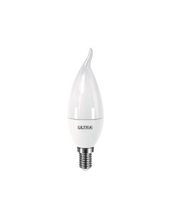 Лампа светодиодная F40 свеча на ветру 5Вт Е14 4000К LED F40 5W E14 4000K Ultra