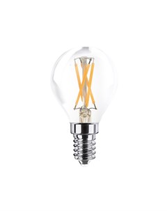 Лампа светодиодная филаментная G45 4Вт E14 3000K LED Ultra