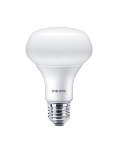 Лампа светодиодная R80 10Вт E27 6500K CorePro LEDspot 929001858187 Philips
