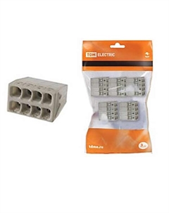 Строительно-монтажная клемма КБМ-2273-248 с пастой (5 шт/упак) SQ0517-0127 Tdm electric