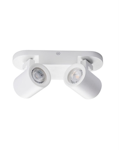 Светильник наст.-потол. (спот) LAURIN EL-2I W белый (GU10, 2*35Вт) 29122 Kanlux