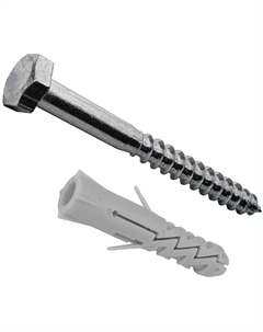 Дюбель с шур.шестигр.гол.(дюб.12х60-шур.8х 80) (10шт) Fixhaus