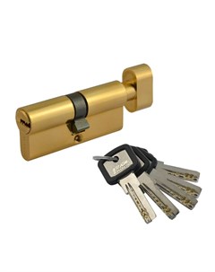 Механизм цилиндровый (35/35, ключ/вертушка, латунь, перфоключ) ЛПУВ-70 Нора-м